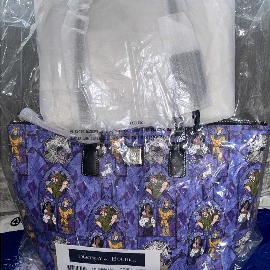 New Disney Dooney & Bourke ~Hunchback Of Notre Dame~ Tote Bag